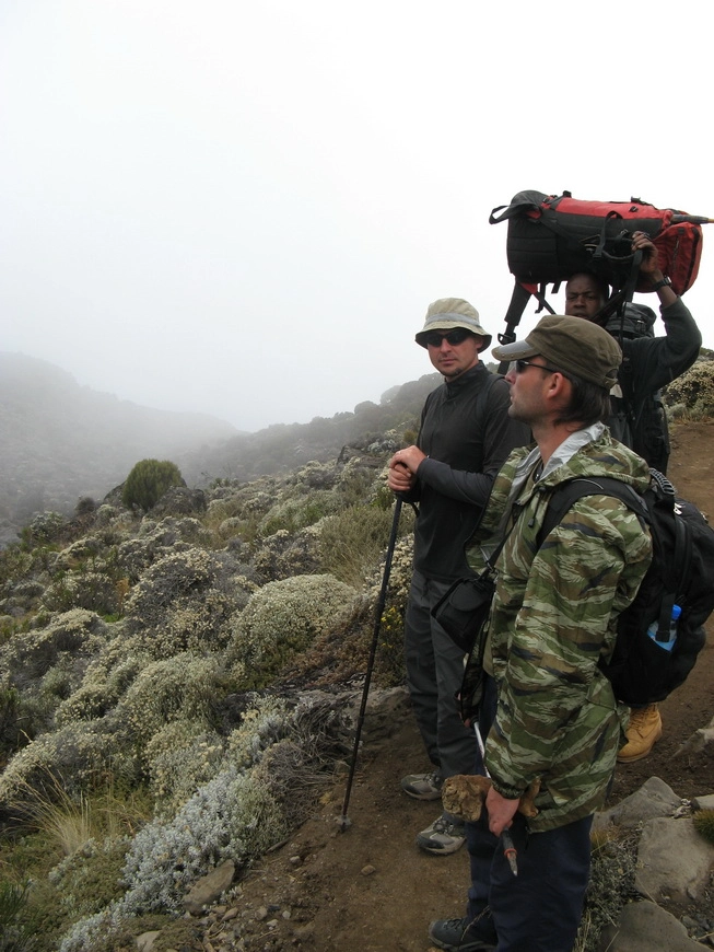 Загрузка картинки - Килиманджаро, маршрут Мачаме. Входим в туман