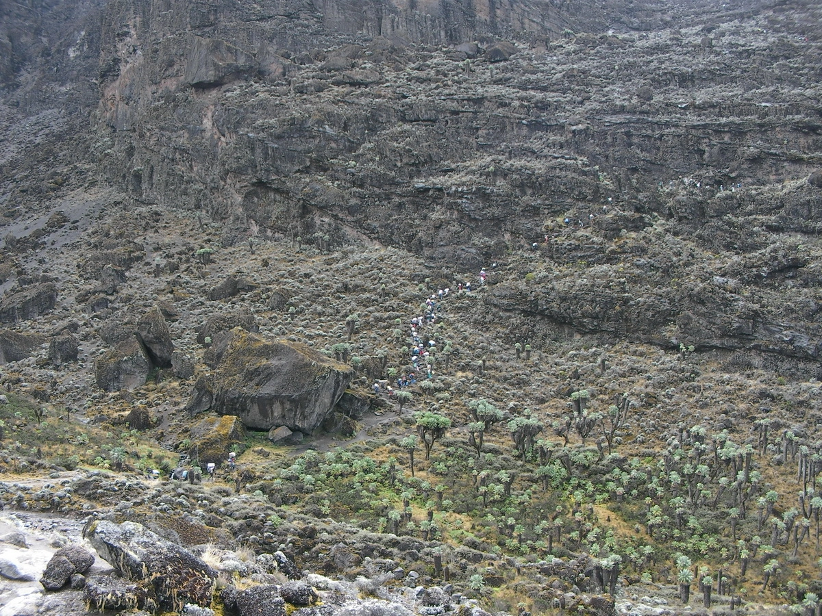Загрузка картинки - Килиманджаро, Стена Барранко. Гора на завтрак