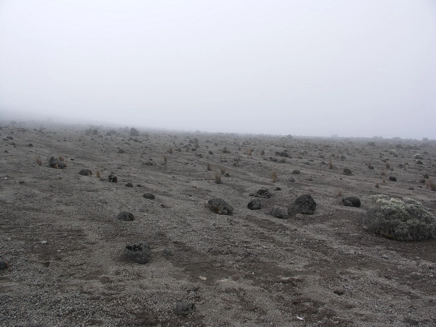 Загрузка картинки - Килиманджаро, маршрут Мачаме. Лунные пустоши