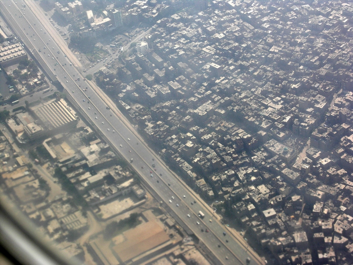 Загрузка картинки - Каир с высоты птичьего полёта