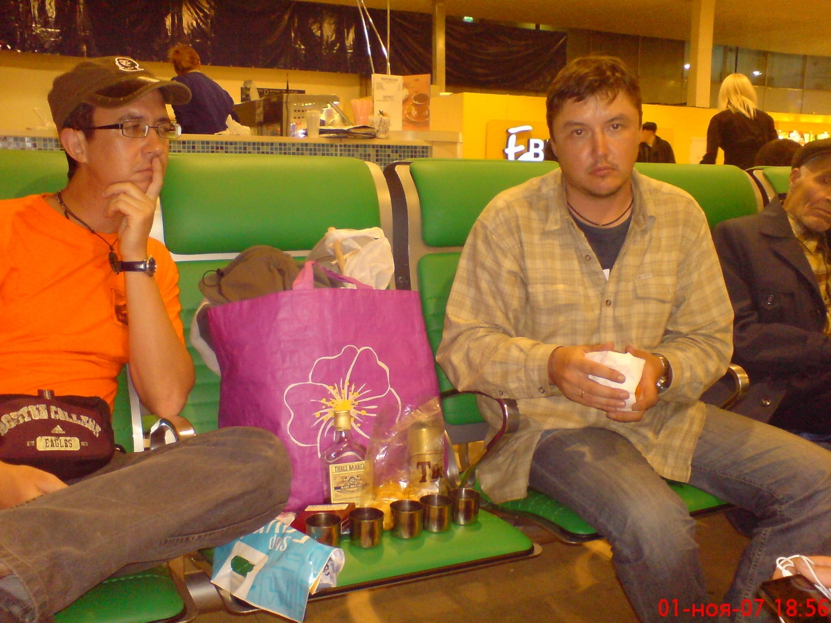 Загрузка картинки - Москва, аэропорт ДМД. Но до Родины ещё как-то дожить надо