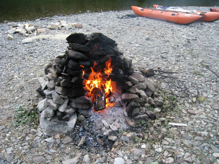 Загрузка картинки - Агидель, лагерь. Банька по-чёрному