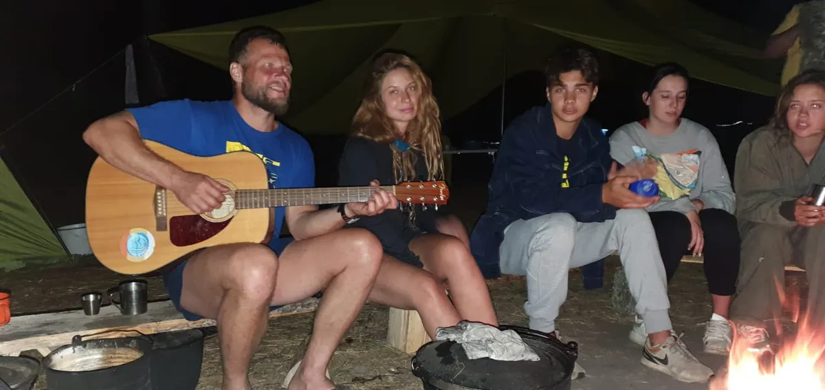 Загрузка картинки - Агидель, лагерь. Песенный вечер