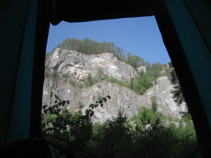 Загрузка картинки - Агидель, лагерь. Гора напротив