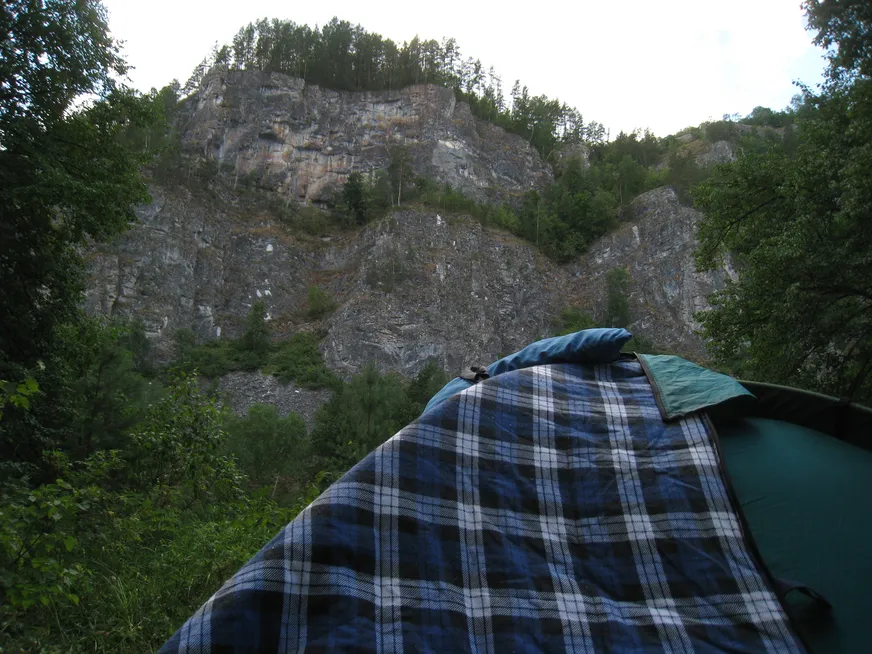 Загрузка картинки - Агидель, лагерь. Гора напротив