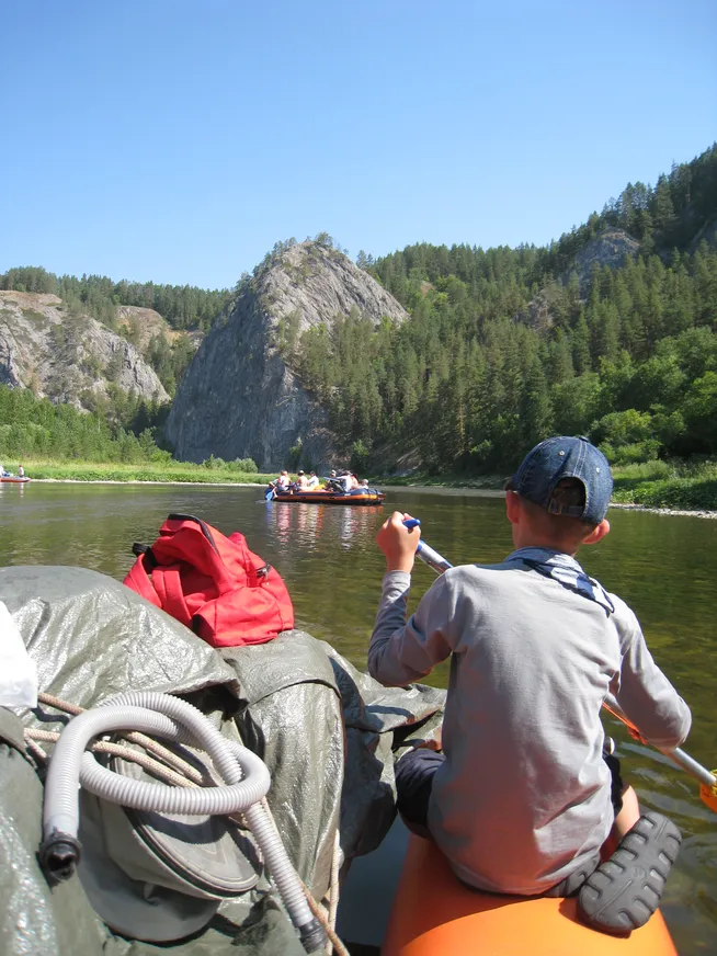 Загрузка картинки - Агидель. Подплываем к вчерашнему Стогу
