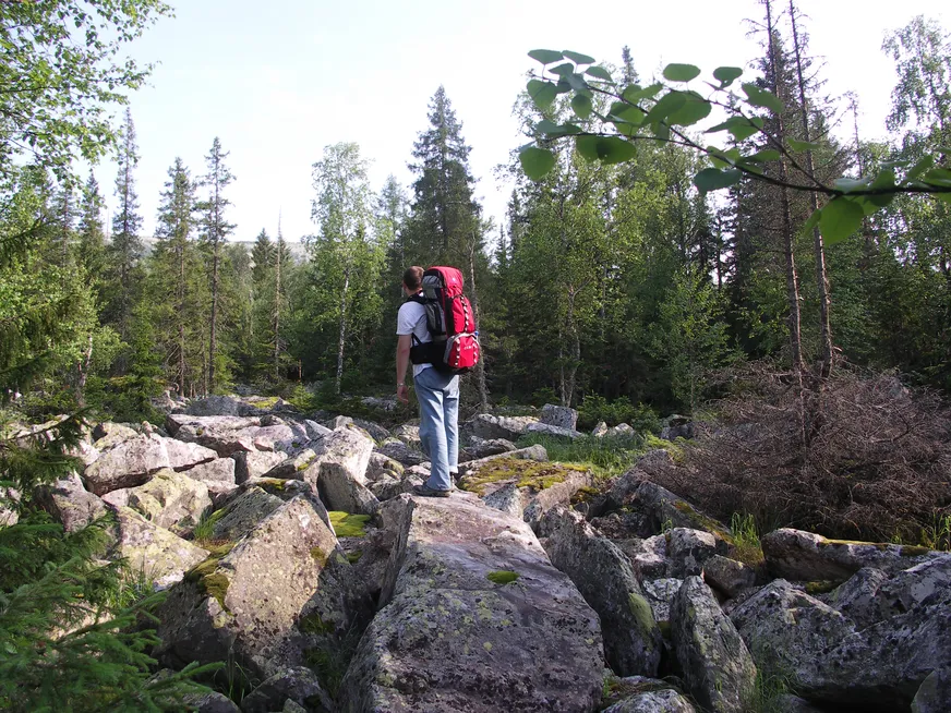 Загрузка картинки - Хребет Нургуш. Знаменитые курумы