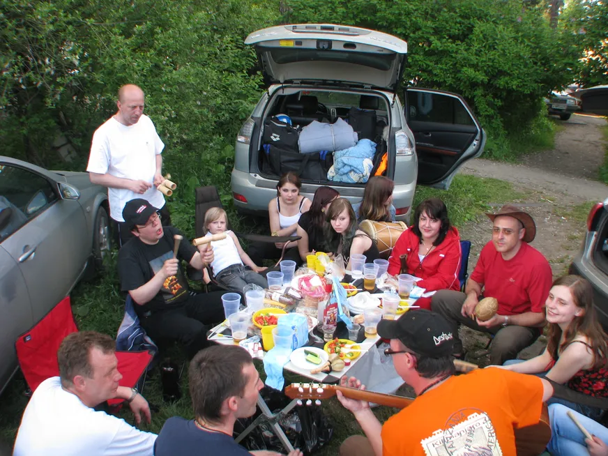 Загрузка картинки - Ильменка-2008. Прибытие Вандтков, открытие фестиваля
