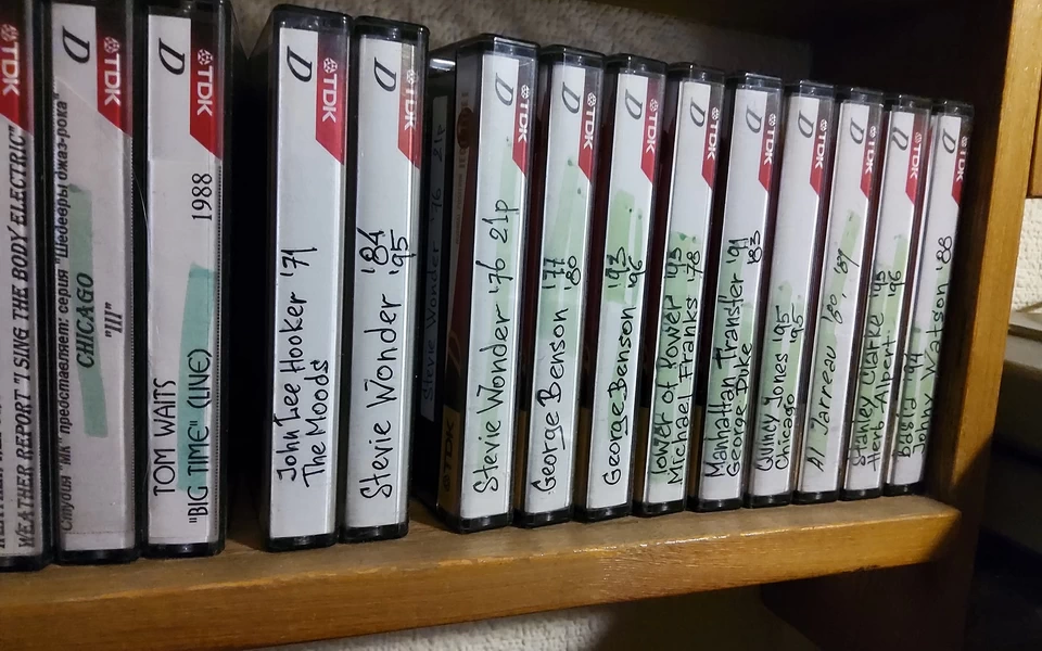 Кассеты, записанные у Олега Степанова