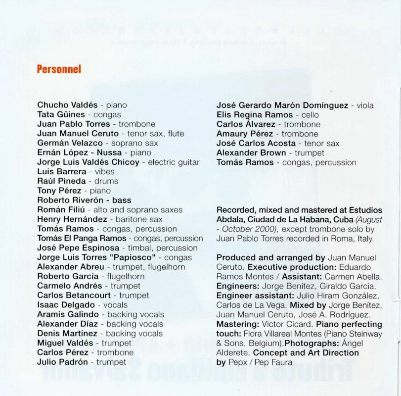 Juan Manuel Ceruto - A Puerto Padre: Tributo A Emiliano Salvador (2000)