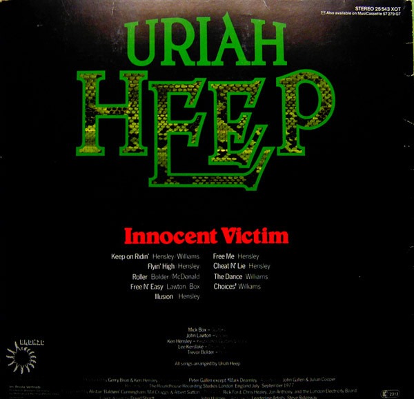 Uriah Heep, Innocent Victim
