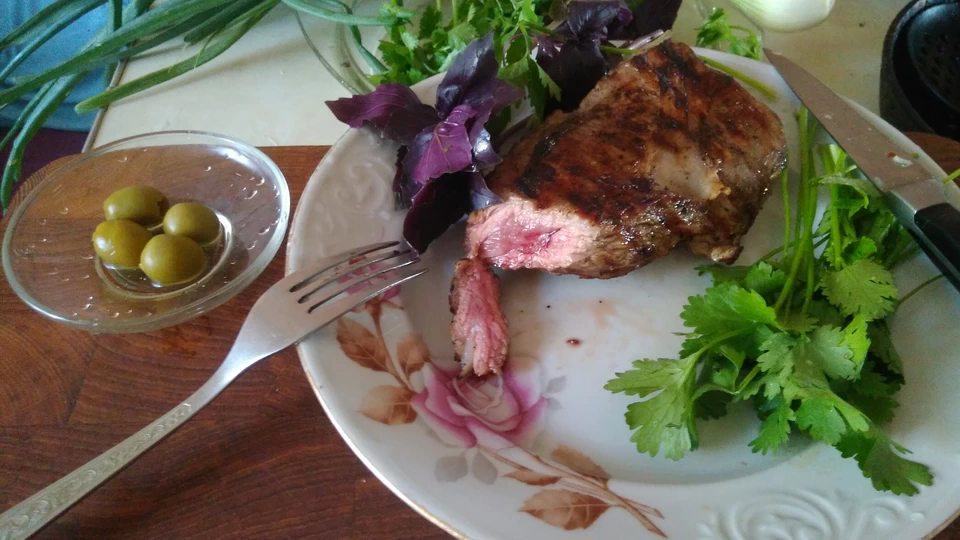 Medium rare с оливками