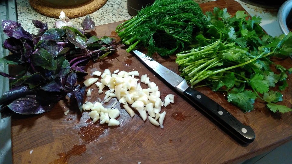 Зелень непременна