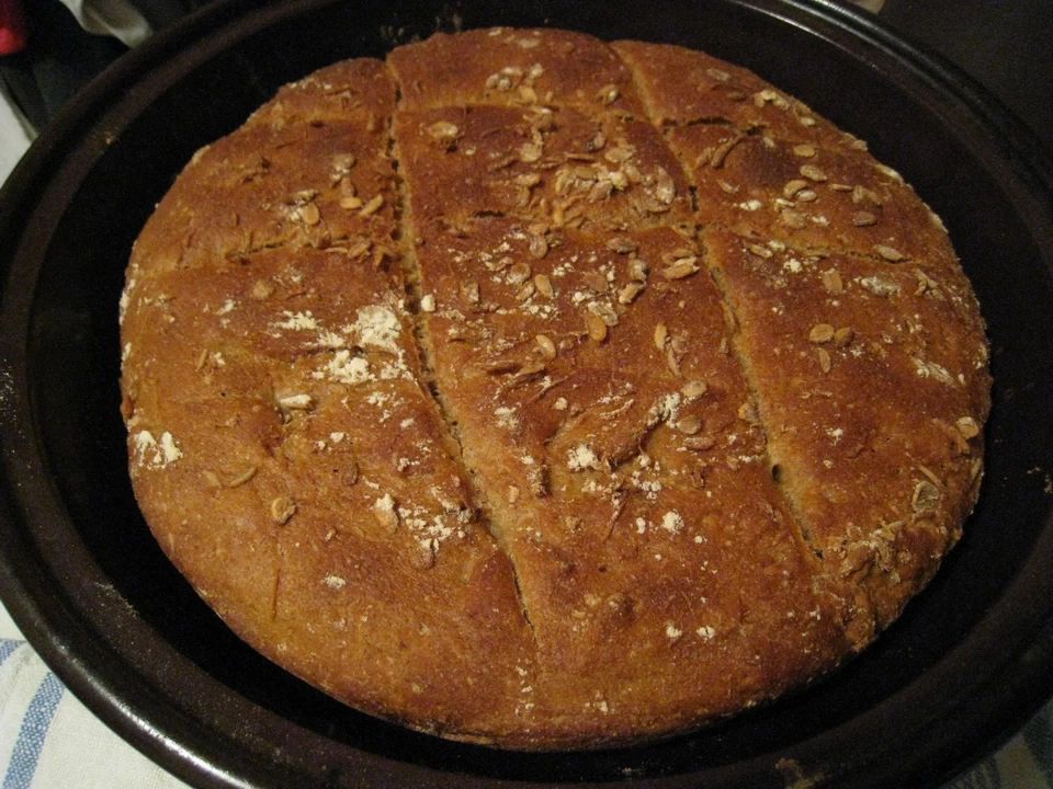 Домашний хлеб в таджине