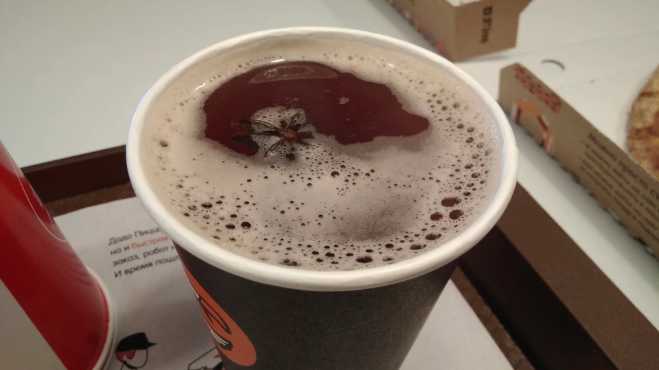 Додо-пицца на Салютной. Пряный пунш