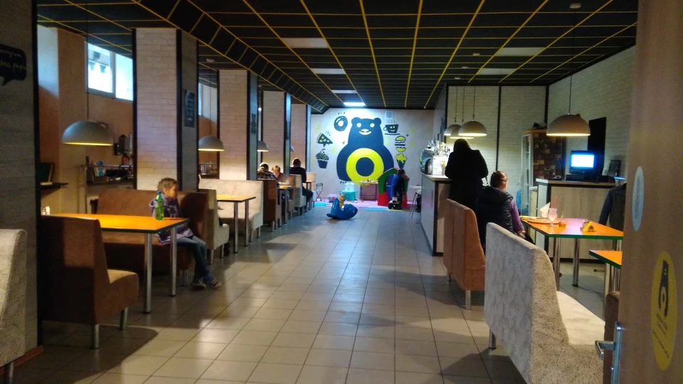 Кафе Мишкин край. Интерьер