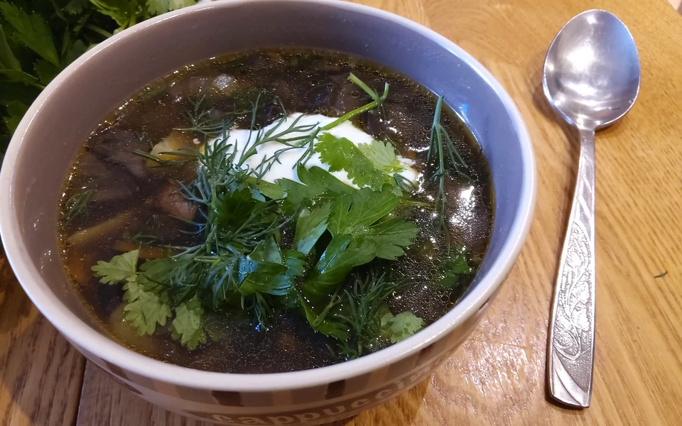 Грибной суп из подосиновиков