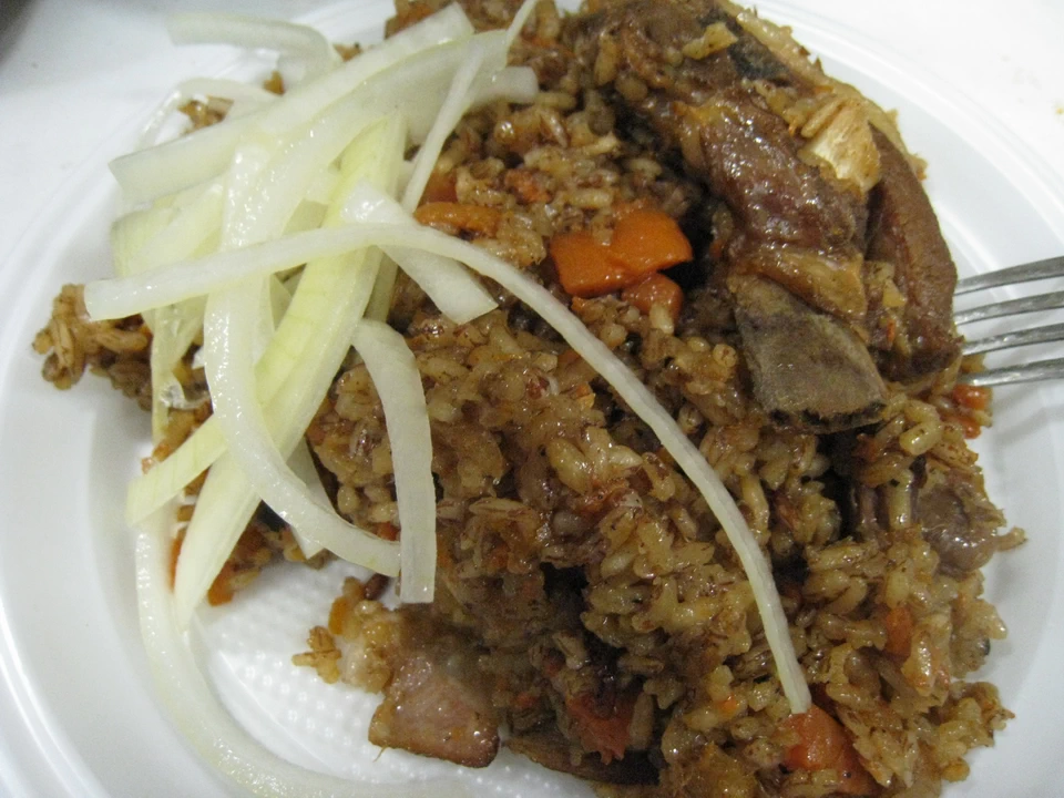 Стадии готовки плова: плов готов!