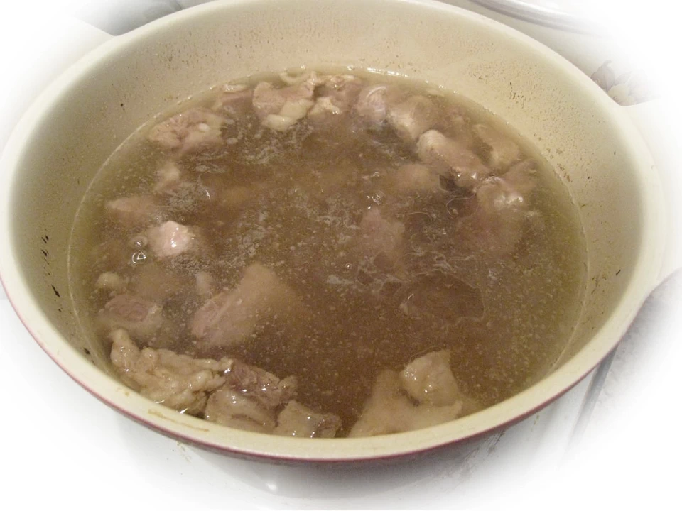 Харчо. Мясо и бульон