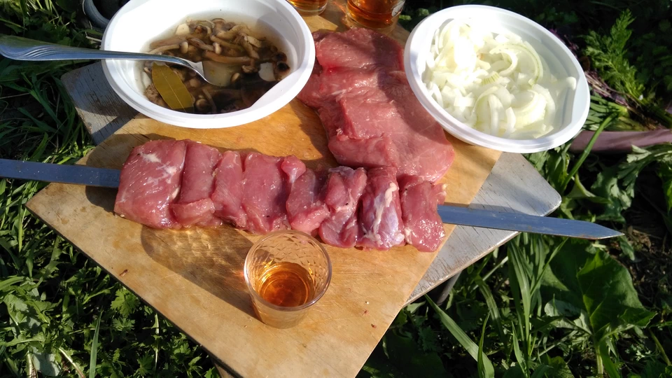 Говяжья мякоть под шампур