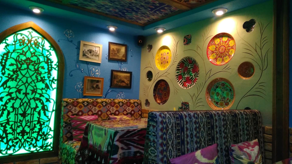 Кафе Султан. Интерьер