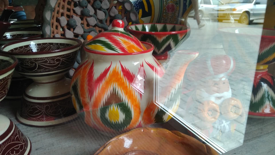 Кафе Султан. Узбекская посуда