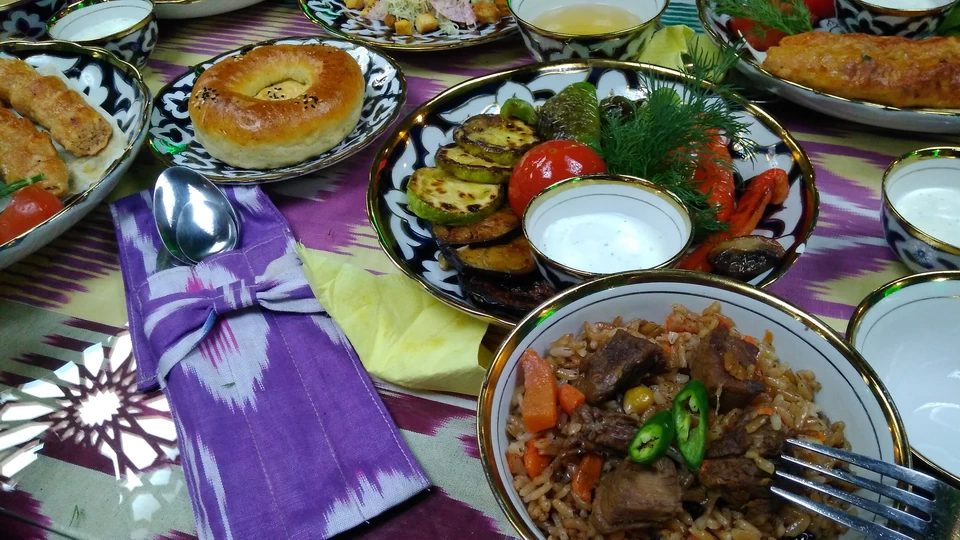 Кафе Султан. Плов и другие кушанья