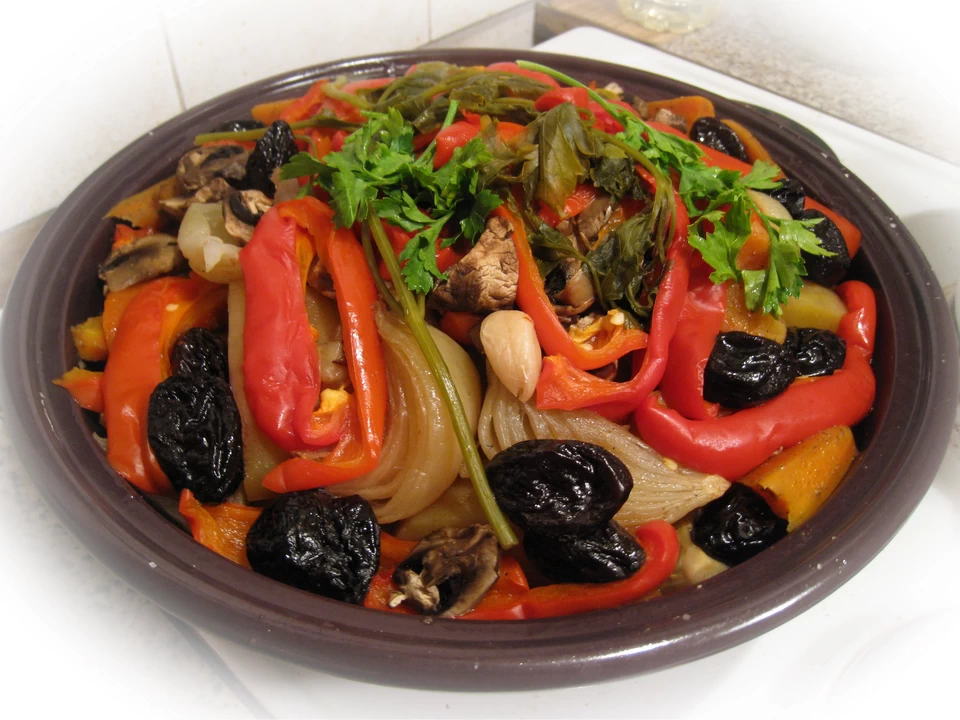 Таджин с индейкой