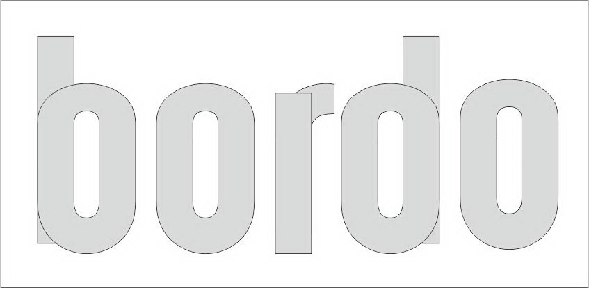 Бренд BORDO. Создание шрифта