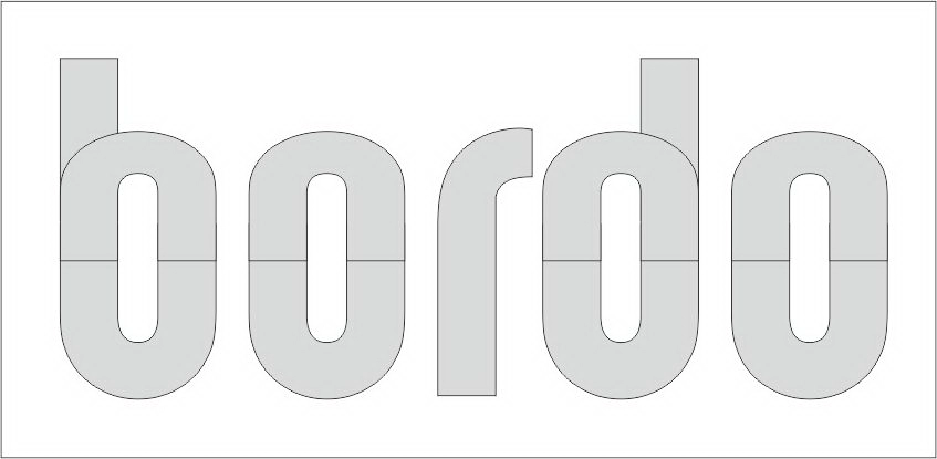 Бренд BORDO. Создание шрифта