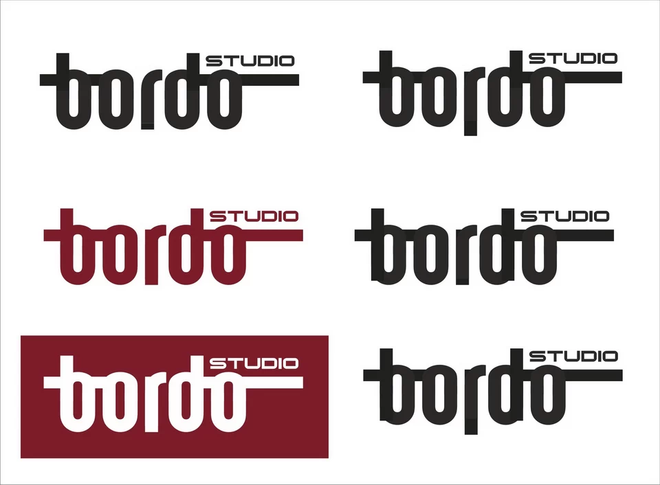 Бренд BORDO. Варианты начертания логотипа