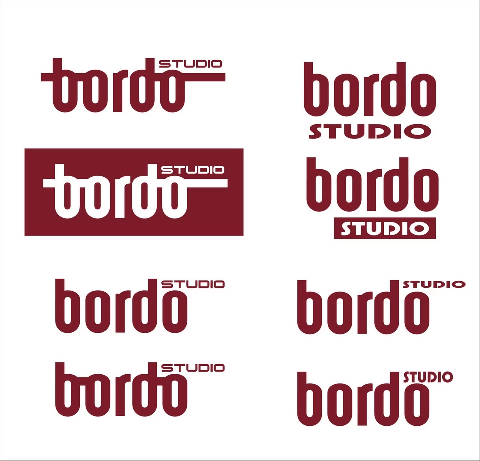 Бренд BORDO. Варианты начертания логотипа