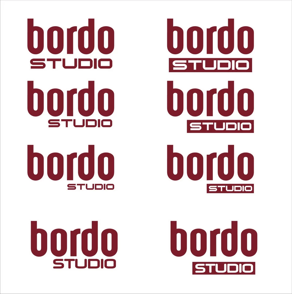 Бренд BORDO. Варианты готового логотипа