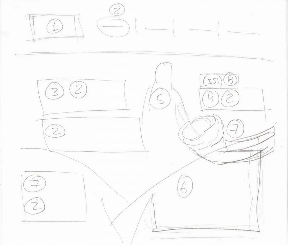 Сайт BORDO. Координация блоков