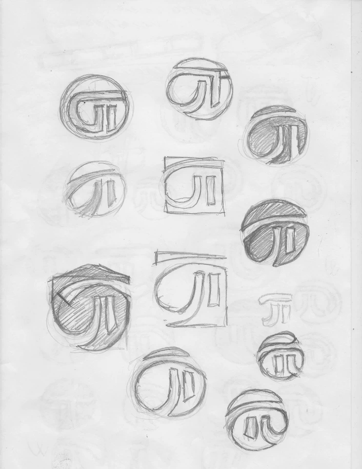 Мастерская Евгения Палина. Идеи и зарисовки логотипа