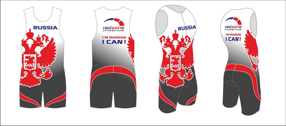 REDZONE. Принятый вариант формы для триатлона