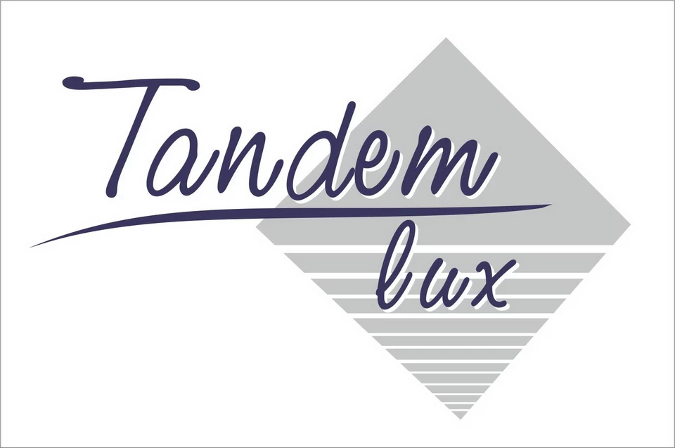 Тандем-люкс. Первая адаптация логотипа